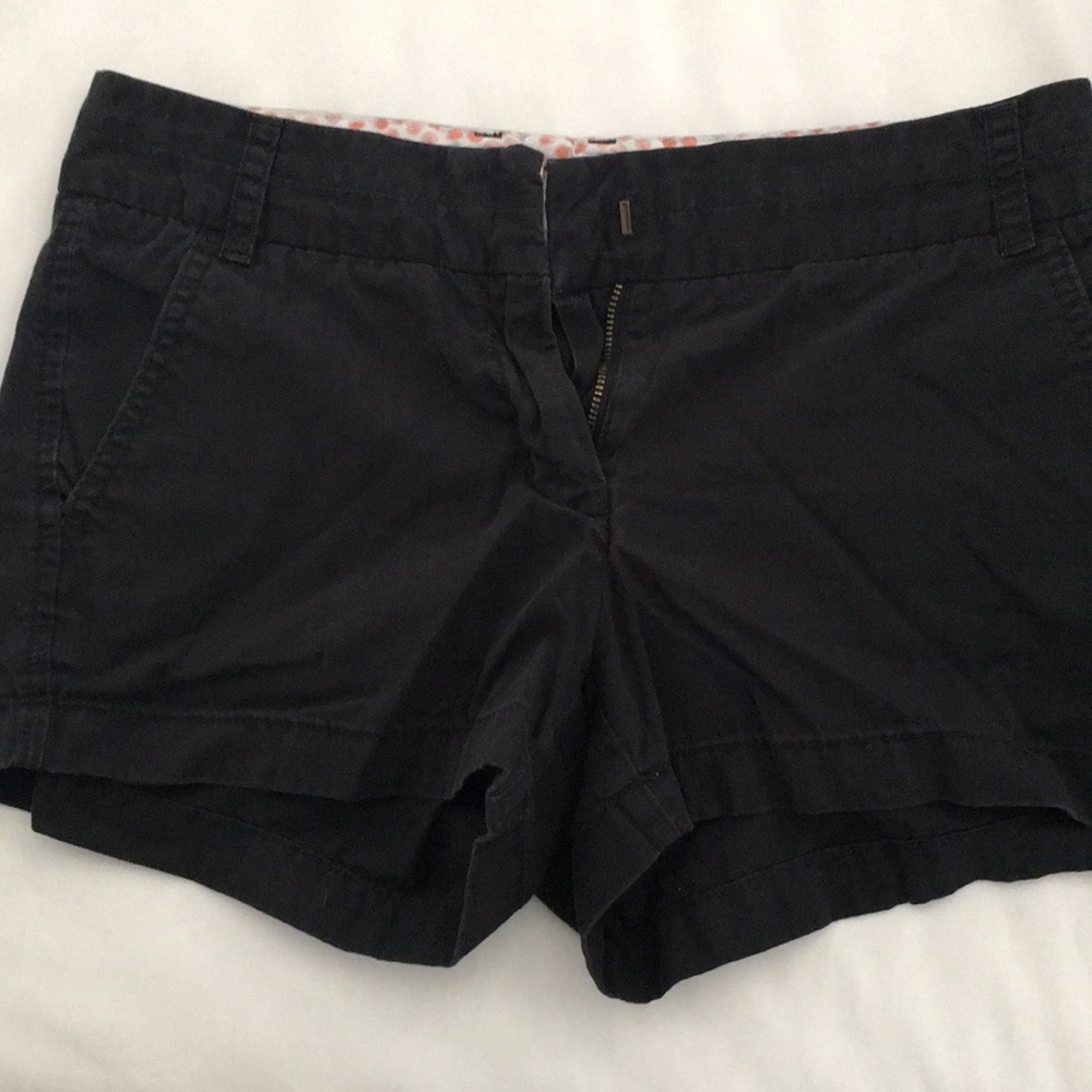 Black JCrew Chino Shorts